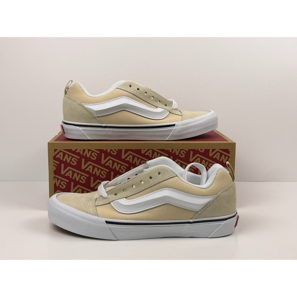 Vans Other - VANS Knu Skool Sneakers Size 8.5 Men's / 10 Women's Color Theory Crème Burle